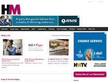 Tablet Screenshot of hotelmanagement.com.au